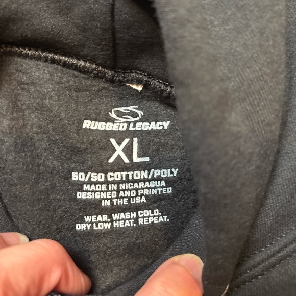 Men's Black Graphic Hoodie - Picture 4 of 4